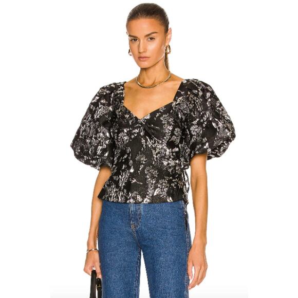 Jonathan Simkhai Taylor Wrap Top - Picture 1 of 11
